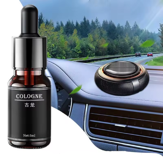Diffuseur d'aromathérapie solaire pour voiture – Désodorisant à énergie solaire avec parfum marin
